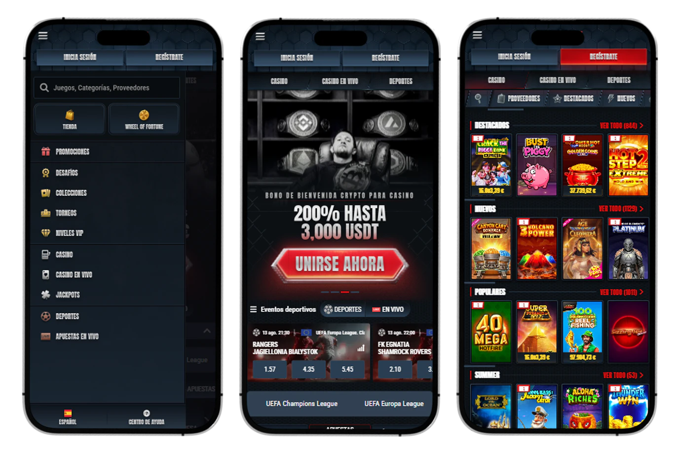 Experiencia de Glorion Casino optimizada para móviles y tablets